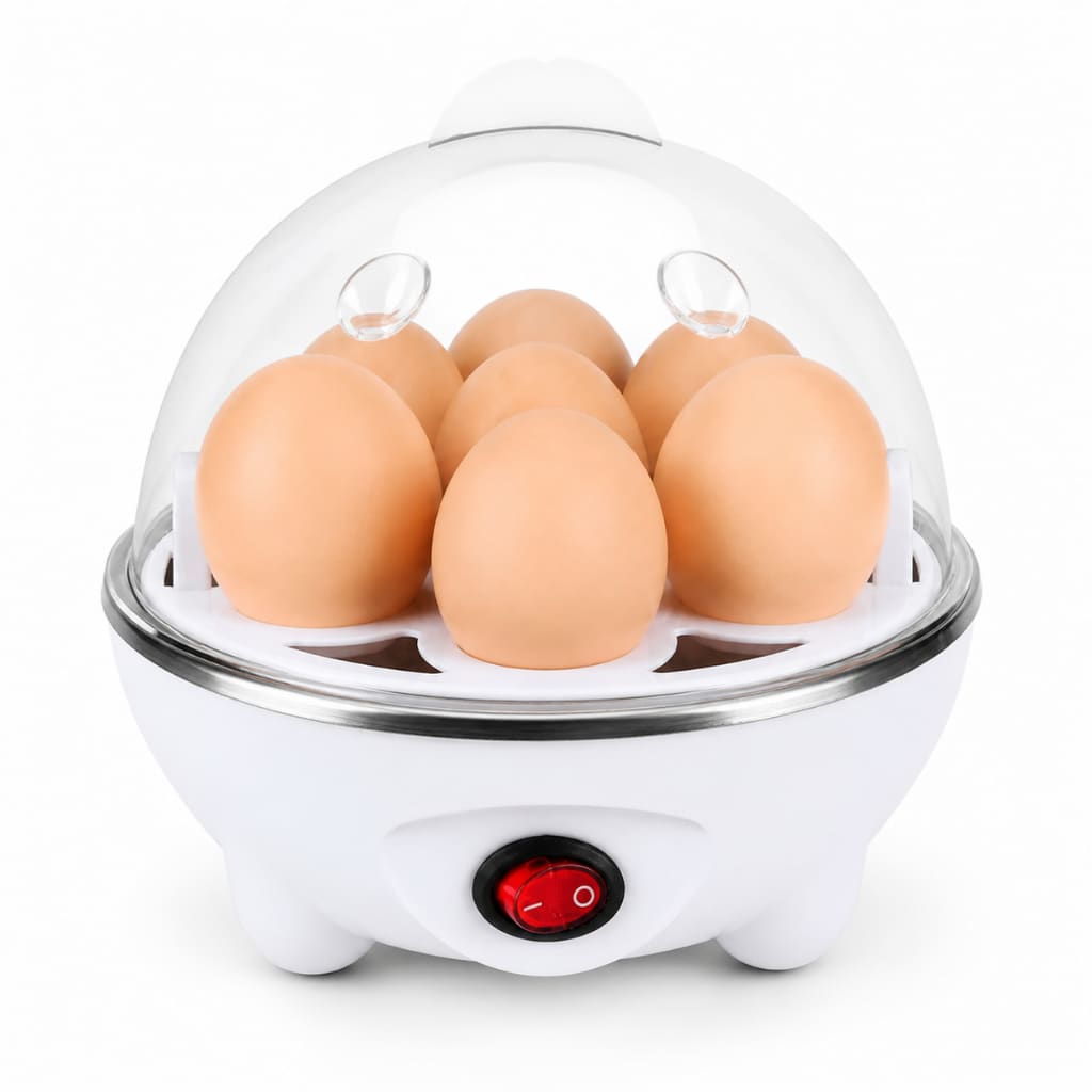 Cozedor Aquecedor Elétrico Portátil para até 7 Ovos