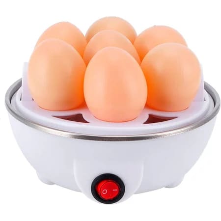 Cozedor Aquecedor Elétrico Portátil para até 7 Ovos